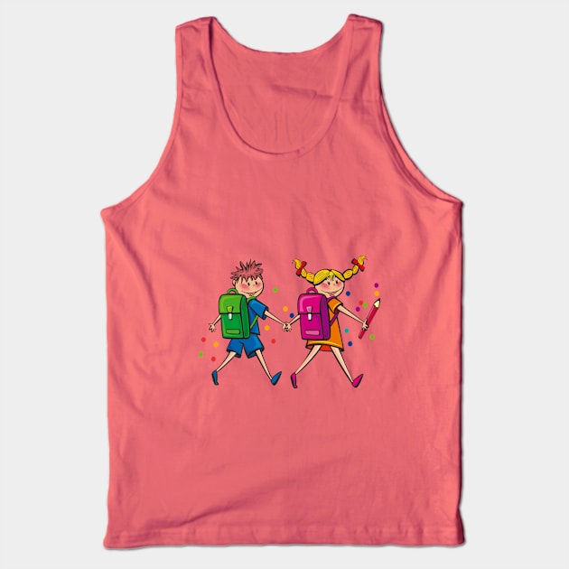 Back to school Tank Top by Fahrenheit123